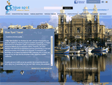 Tablet Screenshot of bluespottravel.gr